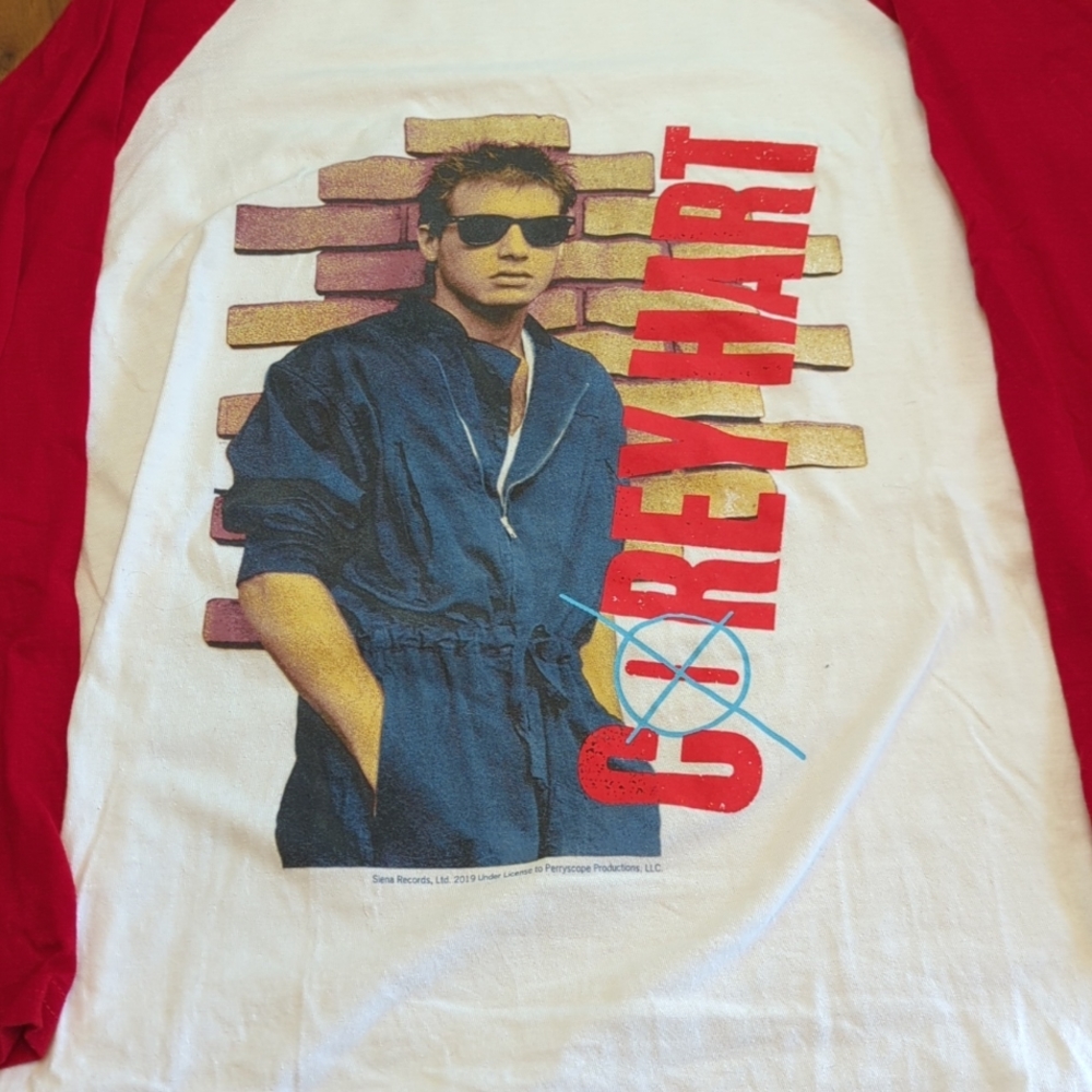 Corey Hart 3/4 sleeve shirt, size XL